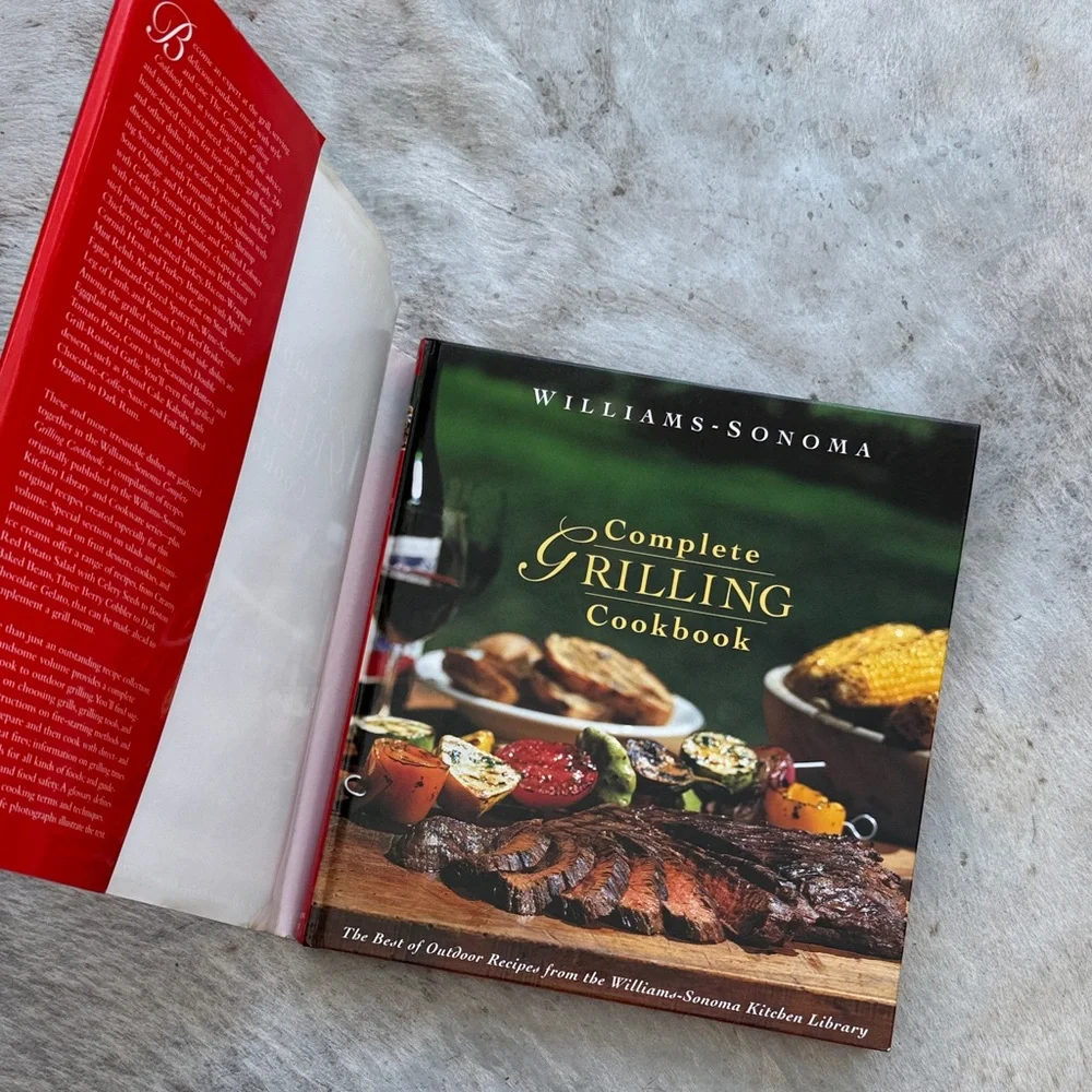 Williams Sonoma Grilling Cookbook Hardcover